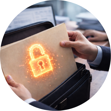 情報漏洩リスクを極限まで低減